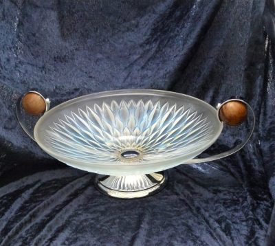 Etling Art Deco dish in the Sunflower pattern