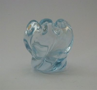 Tall Orrefors vase designed by Sven Palmqvist
